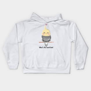 What’s the word bird? Kids Hoodie